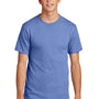 Port & Company Mens Core Short Sleeve Crewneck T-Shirt - Carolina Blue