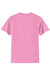 Port & Company PC55/PC55T Mens Core Short Sleeve Crewneck T-Shirt Candy Pink Flat Back