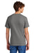 Port & Company PC55/PC55T Mens Core Short Sleeve Crewneck T-Shirt Medium Grey Model Back