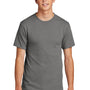 Port & Company Mens Core Short Sleeve Crewneck T-Shirt - Medium Grey