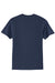 Port & Company PC55/PC55T Mens Core Short Sleeve Crewneck T-Shirt Navy Blue Flat Back