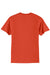 Port & Company PC55/PC55T Mens Core Short Sleeve Crewneck T-Shirt Orange Flat Back