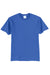 Port & Company PC55/PC55T Mens Core Short Sleeve Crewneck T-Shirt Royal Blue Flat Front