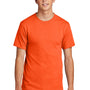 Port & Company Mens Core Short Sleeve Crewneck T-Shirt - Safety Orange