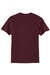 Port & Company PC55/PC55T Mens Core Short Sleeve Crewneck T-Shirt Athletic Maroon Flat Back