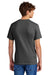 Port & Company PC55/PC55T Mens Core Short Sleeve Crewneck T-Shirt Charcoal Grey Model Back