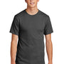 Port & Company Mens Core Short Sleeve Crewneck T-Shirt - Charcoal Grey