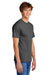 Port & Company PC55/PC55T Mens Core Short Sleeve Crewneck T-Shirt Charcoal Grey Model Side