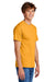 Port & Company PC55/PC55T Mens Core Short Sleeve Crewneck T-Shirt Gold Model Side