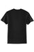 Port & Company PC55/PC55T Mens Core Short Sleeve Crewneck T-Shirt Jet Black Flat Back