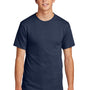 Port & Company Mens Core Short Sleeve Crewneck T-Shirt - Navy Blue