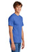 Port & Company PC55/PC55T Mens Core Short Sleeve Crewneck T-Shirt Royal Blue Model Side