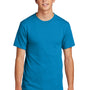 Port & Company Mens Core Short Sleeve Crewneck T-Shirt - Sapphire Blue