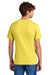 Port & Company PC55/PC55T Mens Core Short Sleeve Crewneck T-Shirt Yellow Model Back