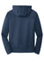 Port & Company PC590H Mens Dry Zone Performance Moisture Wicking Fleece Hooded Sweatshirt Hoodie Deep Navy Blue Flat Back