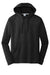 Port & Company PC590H Mens Dry Zone Performance Moisture Wicking Fleece Hooded Sweatshirt Hoodie Jet Black Flat Front