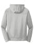 Port & Company PC590H Mens Dry Zone Performance Moisture Wicking Fleece Hooded Sweatshirt Hoodie Silver Grey Flat Back