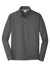 Port & Company PC590Q Mens Dry Zone Performance Moisture Wicking Fleece 1/4 Zip Sweatshirt Charcoal Grey Flat Front