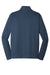 Port & Company PC590Q Mens Dry Zone Performance Moisture Wicking Fleece 1/4 Zip Sweatshirt Deep Navy Blue Flat Back