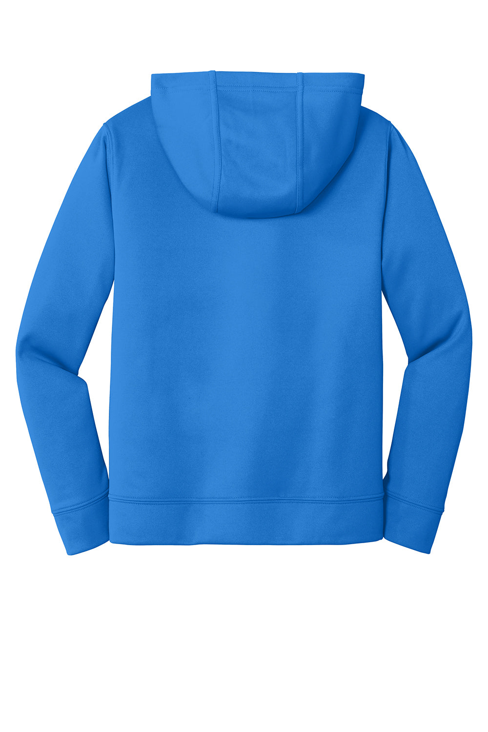 Port & Company PC590YH Youth Dry Zone Performance Moisture Wicking Fleece Hooded Sweatshirt Hoodie Royal Blue Flat Back