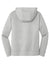 Port & Company PC590YH Youth Dry Zone Performance Moisture Wicking Fleece Hooded Sweatshirt Hoodie Silver Grey Flat Back