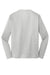 Port & Company PC590 Mens Dry Zone Performance Moisture Wicking Fleece Crewneck Sweatshirt Silver Grey Flat Back