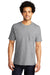 Port & Company PC600P Mens Bouncer Short Sleeve Crewneck T-Shirt w/ Pocket Heather Grey Model Front