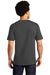 Port & Company PC600P Mens Bouncer Short Sleeve Crewneck T-Shirt w/ Pocket Coal Grey Model Back