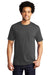 Port & Company PC600P Mens Bouncer Short Sleeve Crewneck T-Shirt w/ Pocket Coal Grey Model Front