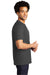 Port & Company PC600P Mens Bouncer Short Sleeve Crewneck T-Shirt w/ Pocket Coal Grey Model Side