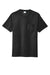 Port & Company PC600P Mens Bouncer Short Sleeve Crewneck T-Shirt w/ Pocket Deep Black Flat Front