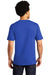 Port & Company PC600P Mens Bouncer Short Sleeve Crewneck T-Shirt w/ Pocket True Royal Blue Model Back