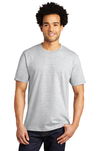 Port & Company PC600 Mens Bouncer Short Sleeve Crewneck T-Shirt Ash Grey Model Front