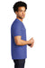 Port & Company PC600 Mens Bouncer Short Sleeve Crewneck T-Shirt Blue Iris Model Side