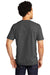 Port & Company PC600 Mens Bouncer Short Sleeve Crewneck T-Shirt Heather Dark Grey Model Back