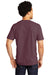 Port & Company PC600 Mens Bouncer Short Sleeve Crewneck T-Shirt Heather Athletic Maroon Model Back