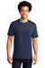 Port & Company PC600 Mens Bouncer Short Sleeve Crewneck T-Shirt Navy Blue Model Front