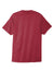 Port & Company PC600 Mens Bouncer Short Sleeve Crewneck T-Shirt Rich Red Flat Back