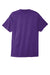 Port & Company PC600 Mens Bouncer Short Sleeve Crewneck T-Shirt Team Purple Flat Back