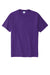 Port & Company PC600 Mens Bouncer Short Sleeve Crewneck T-Shirt Team Purple Flat Front