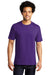 Port & Company PC600 Mens Bouncer Short Sleeve Crewneck T-Shirt Team Purple Model Front