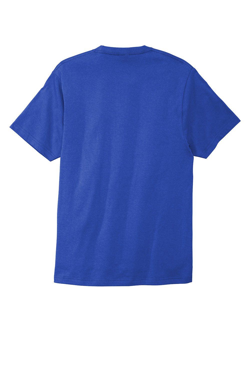 Port & Company PC600 Mens Bouncer Short Sleeve Crewneck T-Shirt True Royal Blue Flat Back