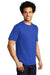 Port & Company PC600 Mens Bouncer Short Sleeve Crewneck T-Shirt True Royal Blue Model 3q