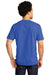 Port & Company PC600 Mens Bouncer Short Sleeve Crewneck T-Shirt Heather True Royal Blue Model Back