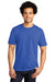 Port & Company PC600 Mens Bouncer Short Sleeve Crewneck T-Shirt Heather True Royal Blue Model Front