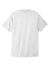 Port & Company PC600 Mens Bouncer Short Sleeve Crewneck T-Shirt White Flat Back