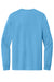 Port & Company PC61LS/PC61LST Mens Essential Long Sleeve Crewneck T-Shirt Aquatic Blue Flat Back