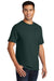 Port & Company PC61P/PC61PT Mens Essential Short Sleeve Crewneck T-Shirt w/ Pocket Dark Green Model 3q