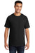 Port & Company PC61P/PC61PT Mens Essential Short Sleeve Crewneck T-Shirt w/ Pocket Jet Black Model Front