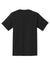 Port & Company PC61P/PC61PT Mens Essential Short Sleeve Crewneck T-Shirt w/ Pocket Jet Black Flat Back